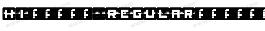 Hi你莞尔的笑 Regular字体转换